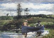 Winslow Homer The Blue Boat (mk44) oil on canvas